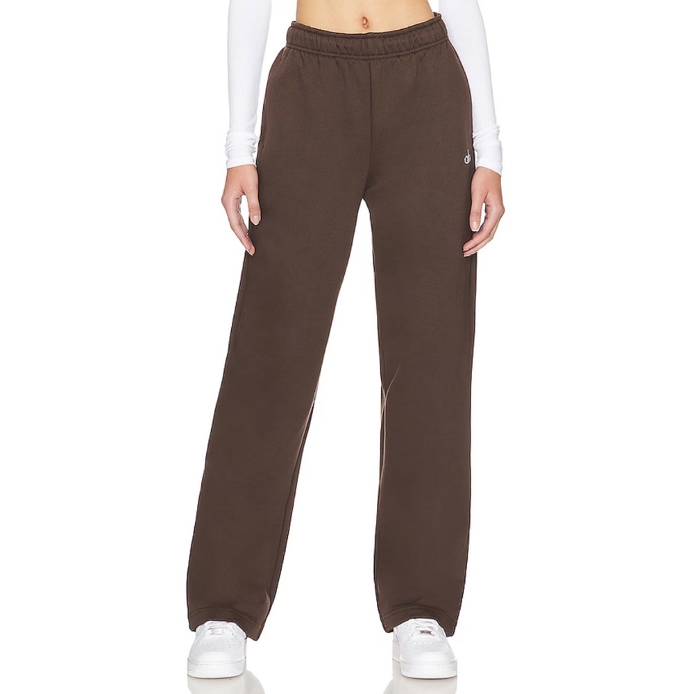 Alo Yoga Accolade Straight Leg Sweatpant Expresso S